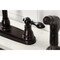 Kingston Brass KB725ACLSP Centerset Kitchen Faucet with Side Sprayer, Oil Rubbed Bronze KB725ACLSP - alternate 4